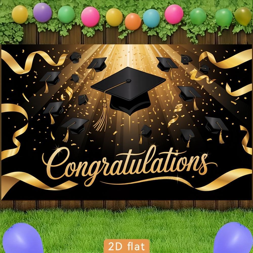 Graduation backdrop collection for parties and senior portraits