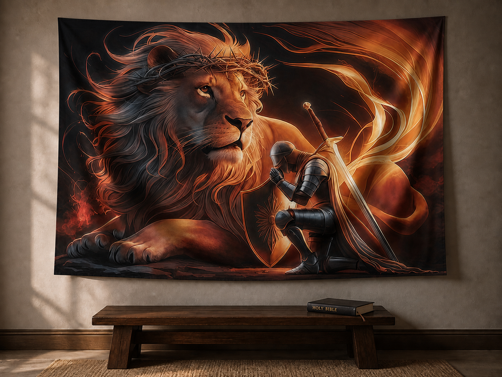 Armor of God Warrior Prayer Backdrop church prayer display