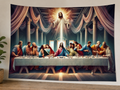 Last Supper Divine Light Backdrop styled scene 1