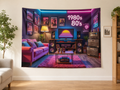 1980s Retro Room Backdrop indoor application scene