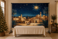 Bethlehem Star Nativity Backdrop in event studio