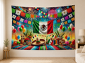 Mexican Fiesta Celebration Backdrop indoor application scene
