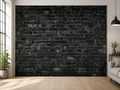 Modern Textured Black Brick Photography Backdrop living room display
