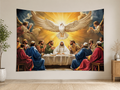 Pentecost Last Supper Backdrop indoor application scene