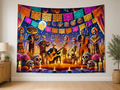 Mariachi Day of the Dead Backdrop application scene 1