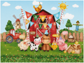 FJ251225037 flat printed polyester backdrop, complete design; accessories not included