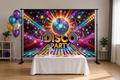 Colorful Disco Party Backdrop lifestyle scene 1