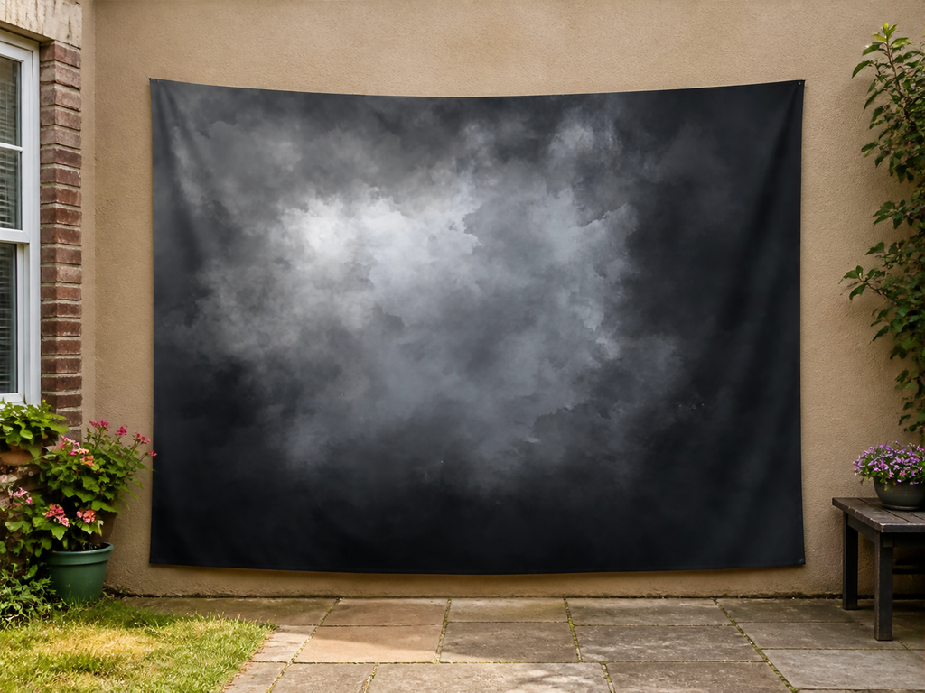 Dark Smoke Texture Backdrop garden application scene