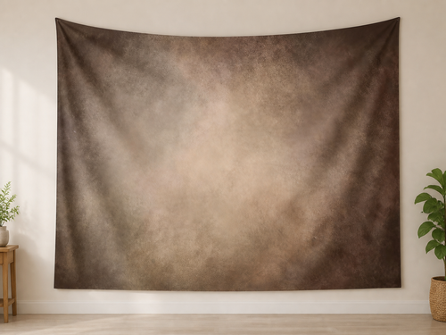 Brown Studio Texture Tapestry Backdrop indoor application scene