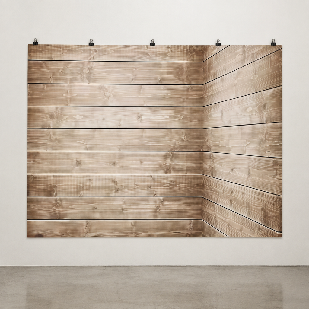 FJ260201076 flat printed polyester backdrop, indoor wall-clip display; accessories not included