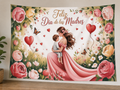 Spanish Floral Mother's Day Backdrop styled scene 1