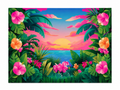 FJ260314036 printed polyester backdrop, complete flat printed design; accessories not included