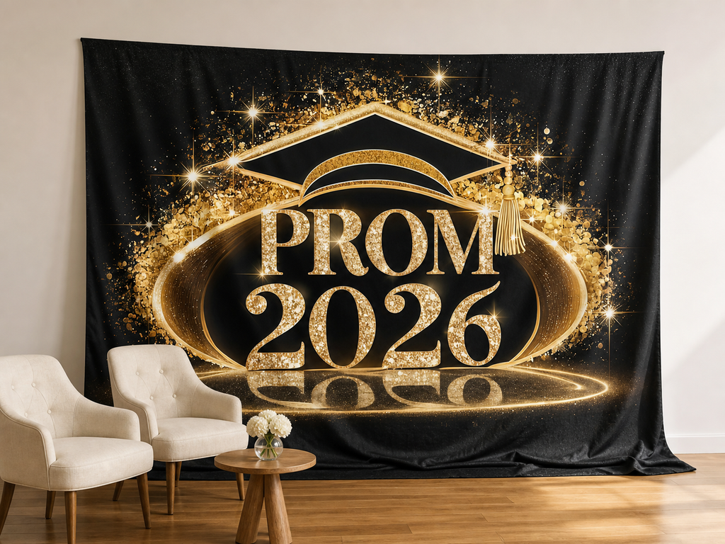Prom 2026 photography backdrop for couple portraits