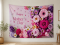 Pink Floral Mother's Day Backdrop indoor application scene
