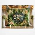 FJ260328012 printed polyester backdrop, complete flat printed design; accessories not included