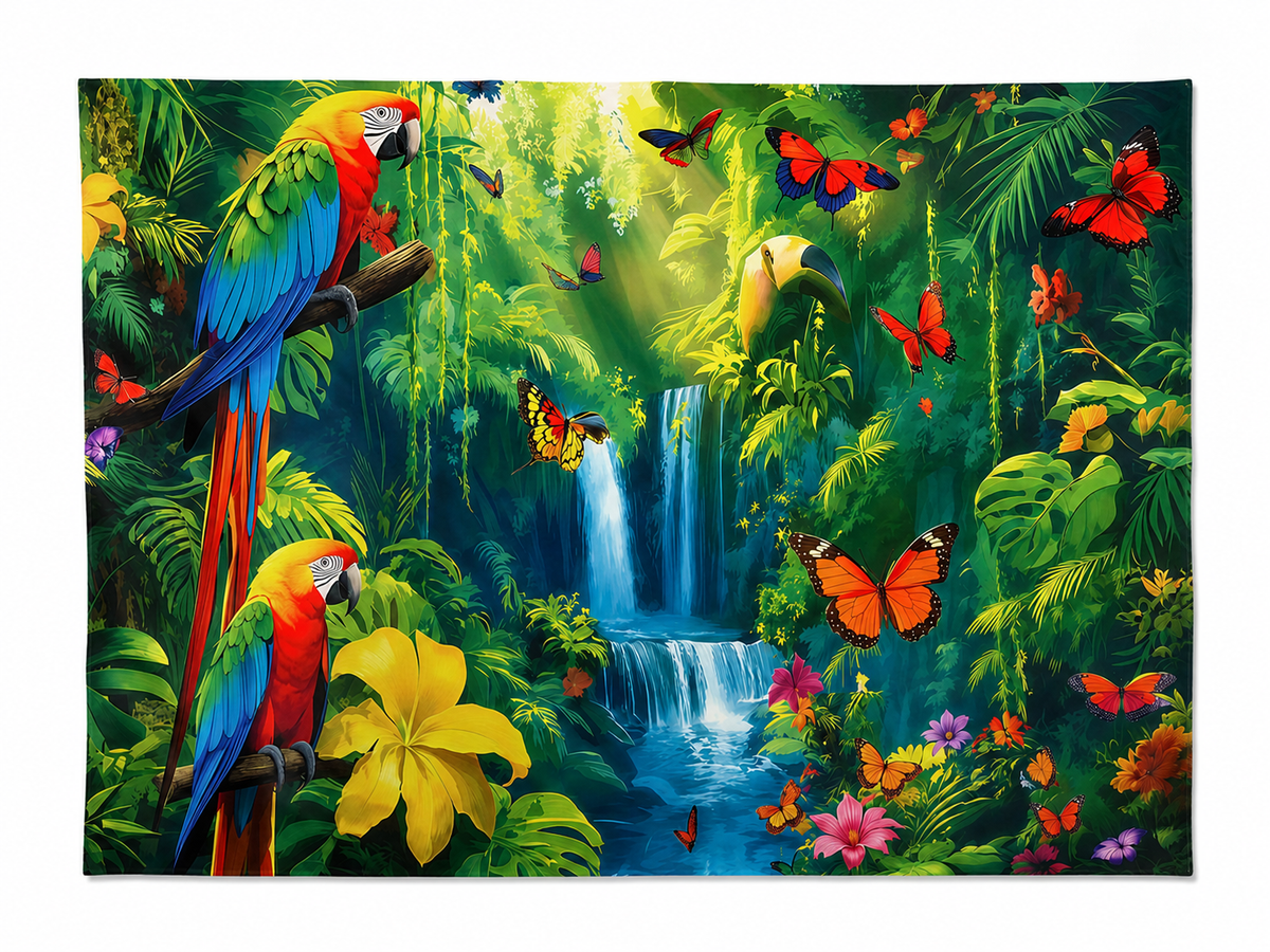 FJ260422007 flat printed polyester backdrop, complete design; accessories not included