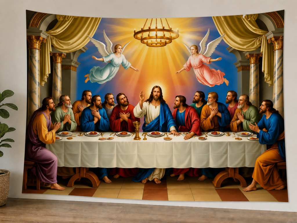 Classic Last Supper Backdrop styled scene 1