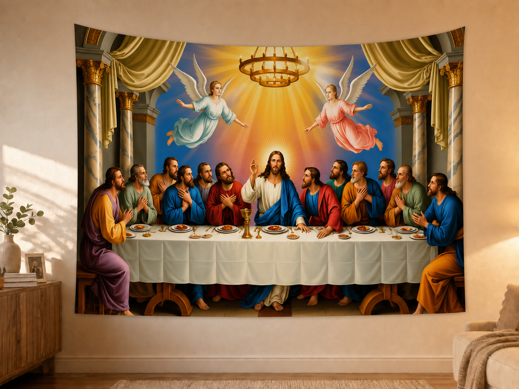 Classic Last Supper Backdrop styled scene 2